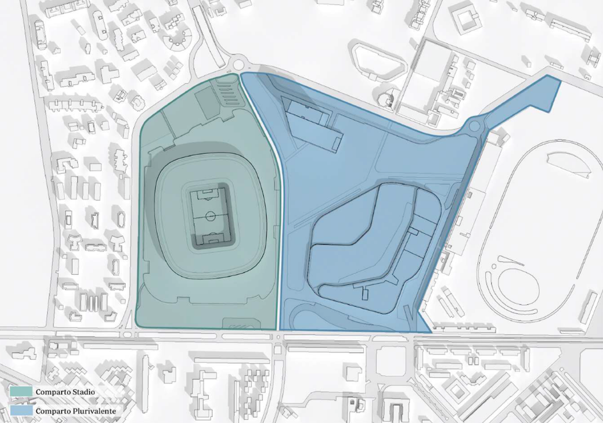 Comparto Stadio e Comparto Plurivalente